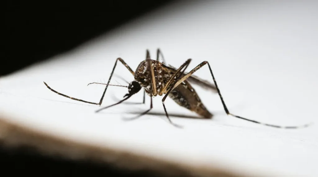 Up close photo of a Mosquito